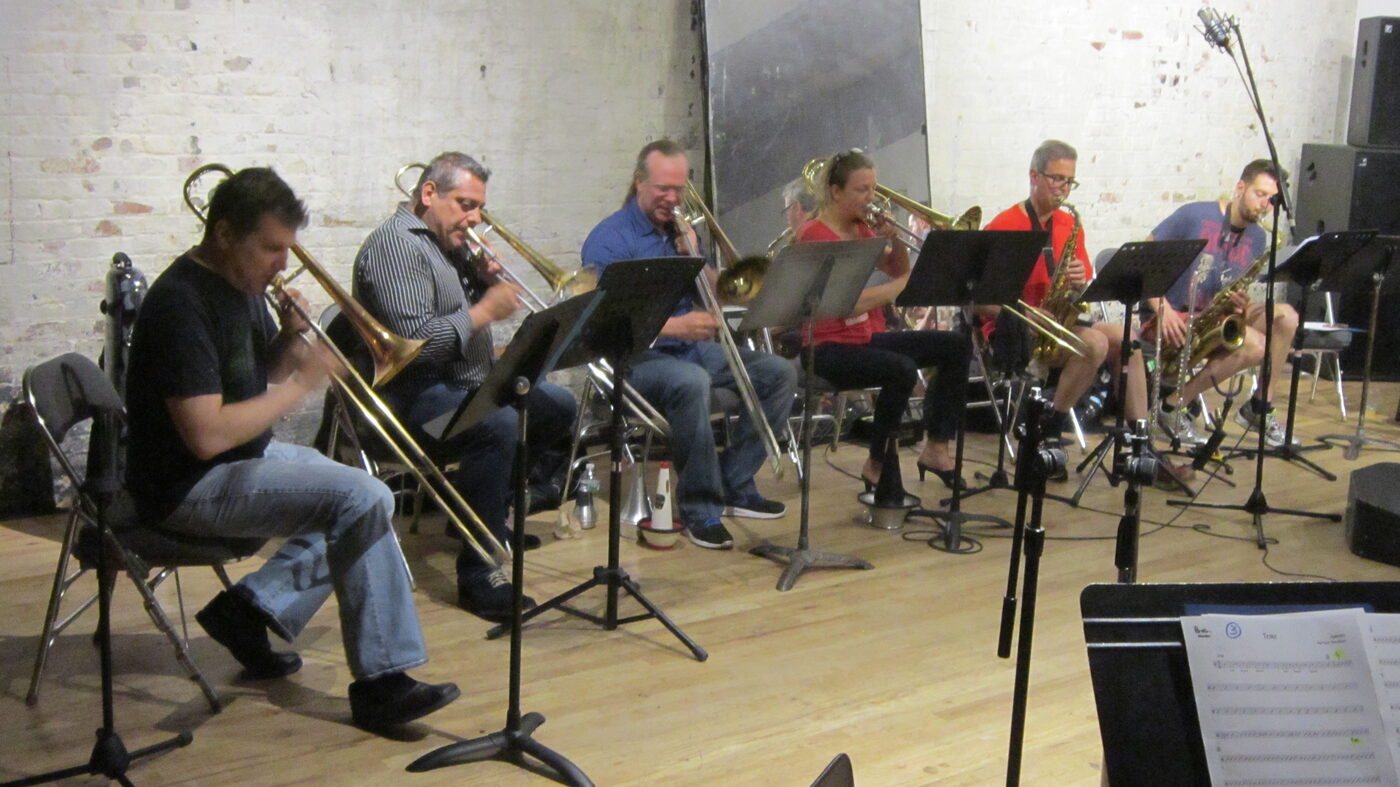 Consoul big band rehearsal, June 2016